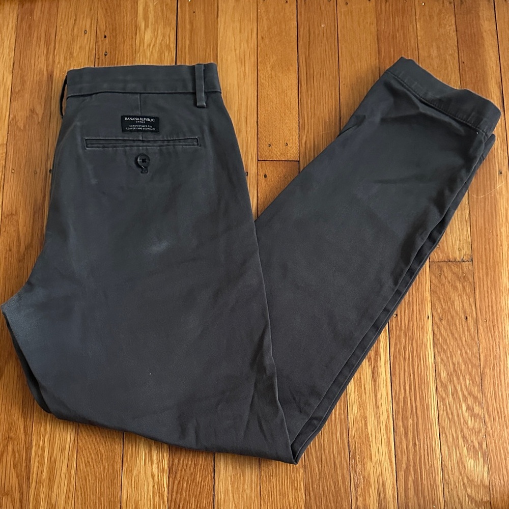 Banana Republic Dark Gray Chinos
